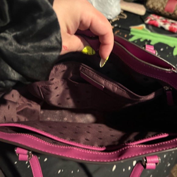 Kate Spade magenta Leather Tote Bag - Picture 2 of 4